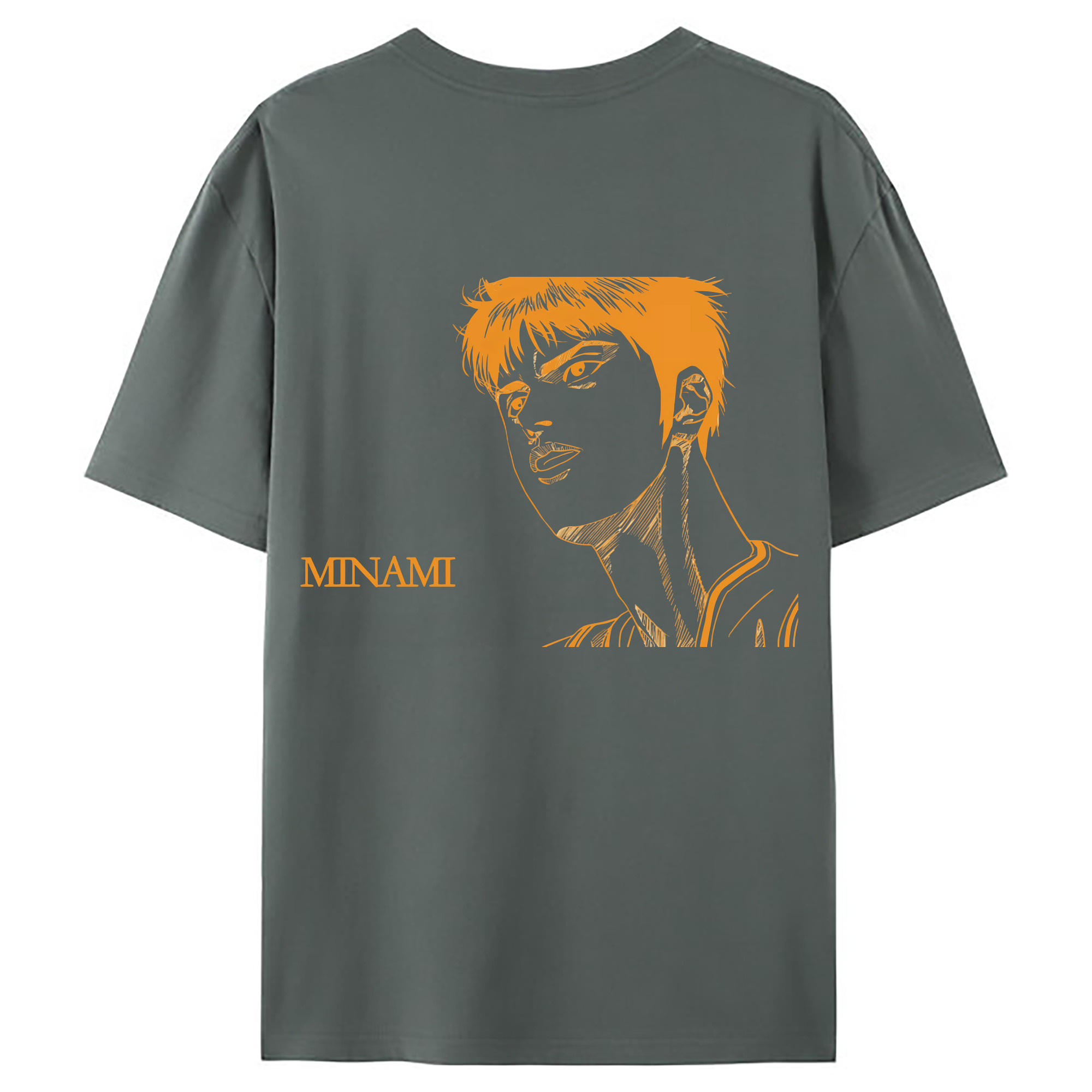 （画像用） SLAM DUNK／スラムダンク 綿100％ メンズ半袖Tシャツ（バックプリント） 通気性